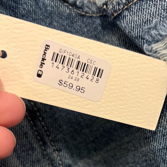 Women's Buckle (gilded intent) 90's loose fit jeans SZ 24 waist - Picture 7 of 7